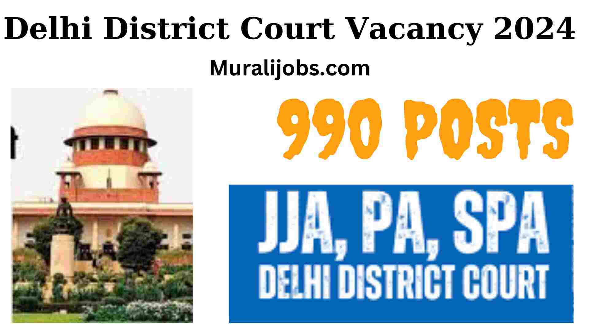 delhi district court vacancy 2024