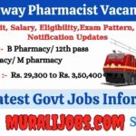 rrb railway pharmacist vacancy 2024