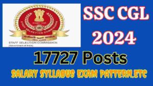 SSC CGL Notification 2024 Age limit Last Date Salary Exam Pattern Syllabus Eligibility Updates