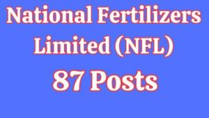 NFL Engineer Vacancy 2024 Apply 87 Posts Salary Eligibility Notification